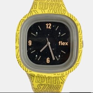 New Star Wars Yellow flex with pattern 45mm silicone band limited addition